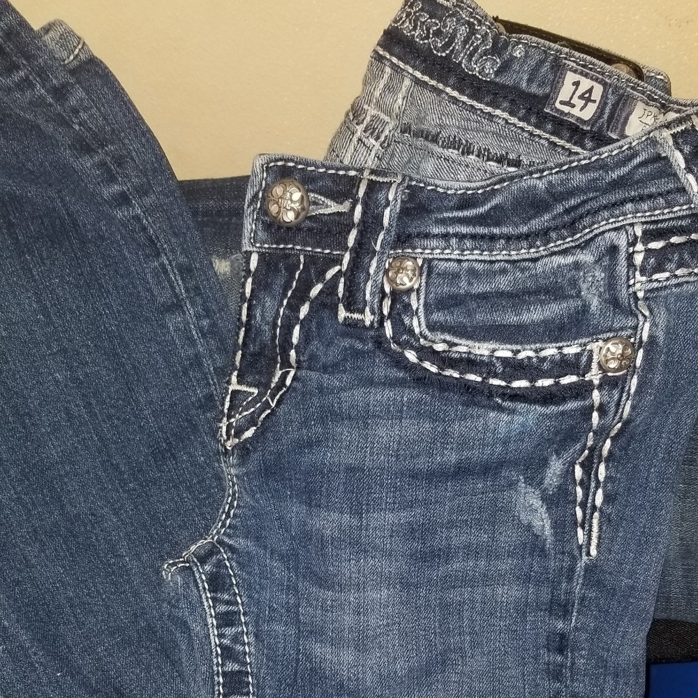 Little girls Miss Me jeans size 14 Boot